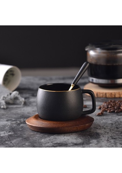 Seramik Kahve Fincanları Ve Dailer Phnom Penh Mat Öğleden Sonra Çay Black Espresso Parti Drinkware | Kahve Kupası Ve Tabak Setleri (Yurt Dışından)
