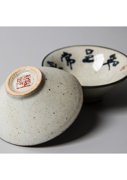 Çin Kaligrafi Çömlekçilik Kupaları Çay Bardağı Seti Teaware Çay Töreni Kahve Kupalar Için Şarap Şapka Kase | Teacups (Yurt Dışından)
