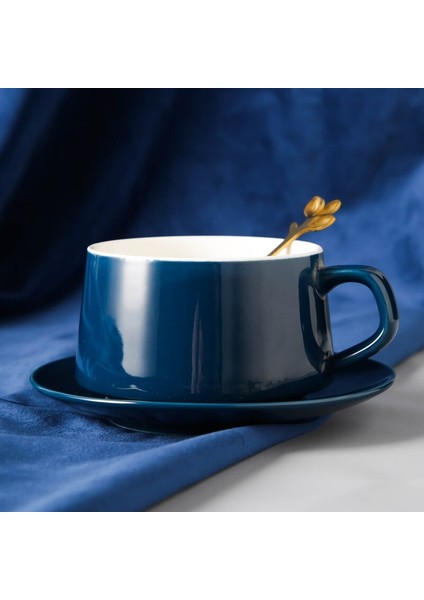 Seramik Kahve Fincanı Nordic Lüks Öğleden Sonra Çay Porselen Seyahat Eko Dostu Mate Kupası Daire Ofisi Tazas De Cafe Drinkware 50 | Teacup Tabak Setleri (Yurt Dışından) fiyatları