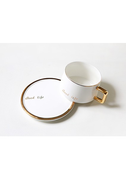 Avrupa Tarzı Kahve Fincanı Set Seramik Seyahat Lüks Öğleden Sonra Çay Bardağı Ve Tabağı Çevre Dostu Tazas De Cafe Ev Ürünleri 5 | Teacup Tabak Setleri (Yurt Dışından) modelleri