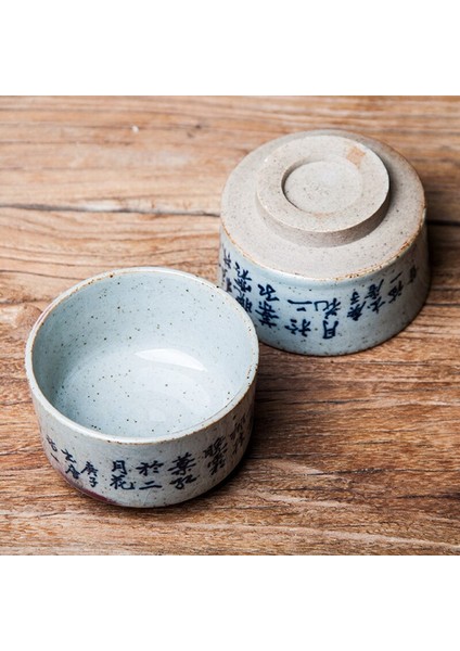Master El Boyalı Çin Kaligrafi Çömlekçilik Kupaları Çay Bardağı Set Teawood Çay Töreni Kahve Kupalar Için Teawood Poem Bowl | Teacups (Yurt Dışından)