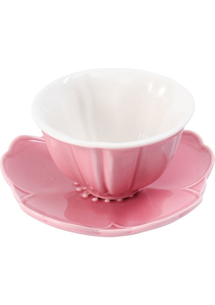 1 Takım Seramik Kupası Ve Daire Eşsiz Teacup Ve Dish Set Kahve Fincanı Ve Plaka Home Hotel Için Yaratıcı Sofra | Kupa Ve Tabaklar (Yurt Dışından)