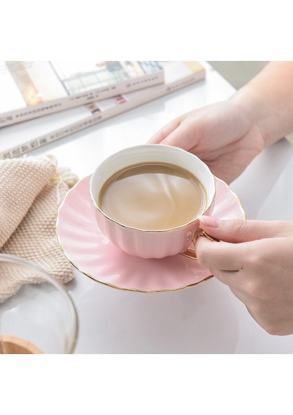 Kupası Ve Yaratıcı Porselen Koşullar, Kahve Için Modern Tasarımlı Seramik Çay Setleri | Kahve Kupası Ve Tabak (Yurt Dışından)