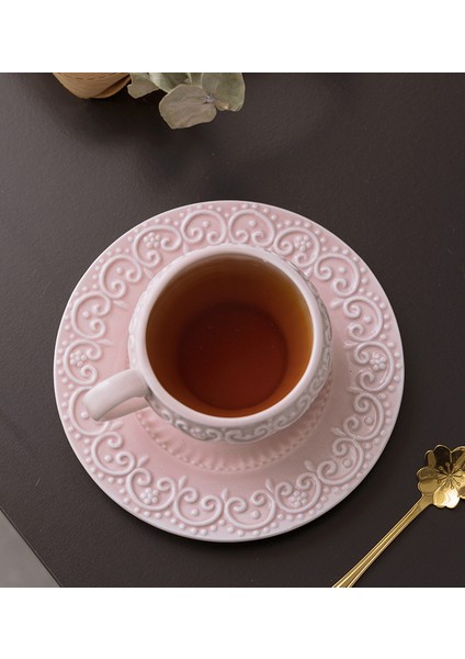 Porselen Avrupa Çay Kupası Vintage Öğleden Sonra Kahve Zarif Çay Bardağı Seti Ingilizce Yaratıcı Taza Desayuno Mutfak Ürünü Bs50Cc | Kahve Kupası Ve Tabak Setleri (Yurt Dışından)