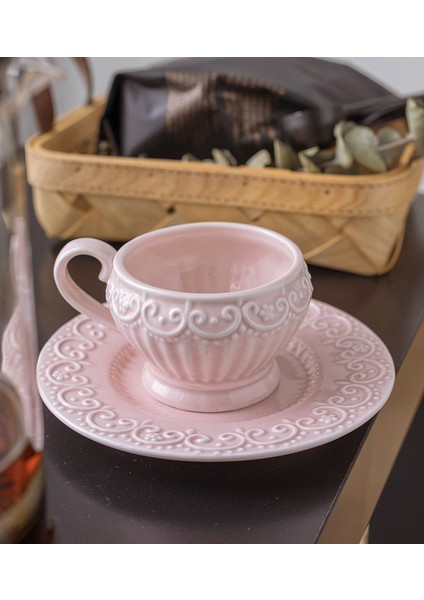 Porselen Avrupa Çay Kupası Vintage Öğleden Sonra Kahve Zarif Çay Bardağı Seti Ingilizce Yaratıcı Taza Desayuno Mutfak Ürünü Bs50Cc | Kahve Kupası Ve Tabak Setleri (Yurt Dışından)