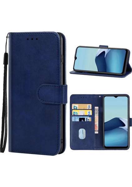 ZSZH Deri Telefon Kılıfı Vivo Y20S G (Mavi) (Yurt Dışından) fiyatları