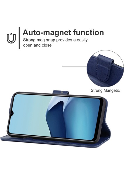 ZSZH Deri Telefon Kılıfı Vivo Y20S G (Mavi) (Yurt Dışından) fırsatları