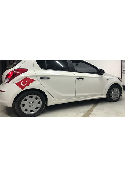 Hyundai I20 2009-2013 Yan Marşpiyel (Plastik)