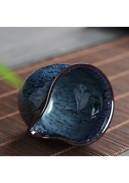 Yaratıcı Seramik Taşınabilir Temmoku Sır Fırın Çay Kupası Çay Filtresi Çay Süzgeci Çin Retro Kung Fu Chahai Çay Seti Aksesuarları | Teacups (Yurt Dışından) fiyatları