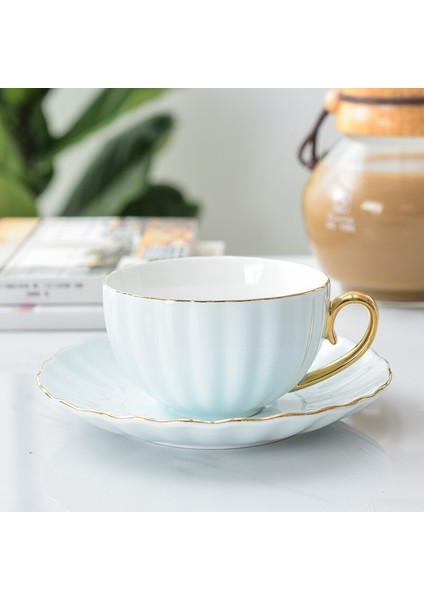 Pembe Sevimli Yaratıcı Porselen Kupası Ve Tabağı Seramik Basit Çay Setleri Modern Tasarım Kahve Kupaları Tazas Para Kafe | Kupalar Ve Tabaklar (Yurt Dışından)