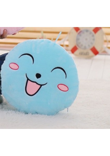 33 Cm Parlayan Ifade Yastık - Mavi (Yurt Dışından) fırsatları