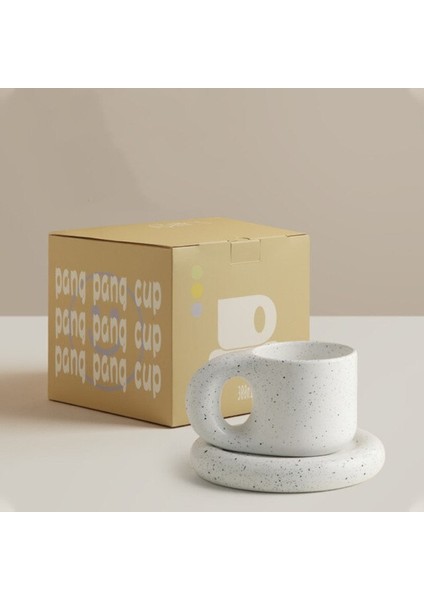 Seramik Espresso Kahve Fincanı Ve Tabağı Seti Nordic Basit Kupa Kişilik Sevimli Çay Bardağı Coaster İle Coster Yaratıcı Hediye | Kupalar (Yurt Dışından)