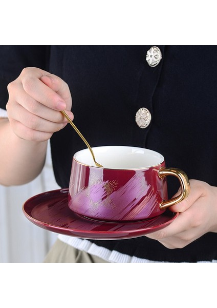 Eski Moda Lüks Seramik Kahve Fincanı Set Avrupa Tarzı Ev Öğleden Sonra Çay Bardağı Set Küçük Kaffeetasse Mutfak Ürünleri Bd50 | Kupa Ve Tabaklar (Yurt Dışından)