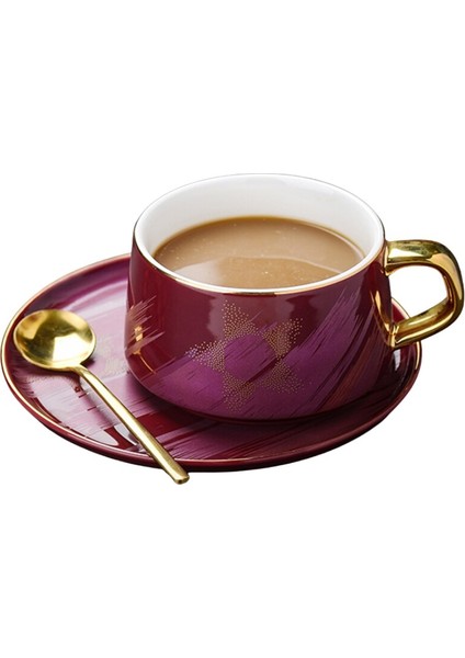 Eski Moda Lüks Seramik Kahve Fincanı Set Avrupa Tarzı Ev Öğleden Sonra Çay Bardağı Set Küçük Kaffeetasse Mutfak Ürünleri Bd50 | Kupa Ve Tabaklar (Yurt Dışından)