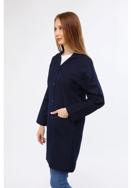 Çamdalı Iş Elbiseleri - Lacivert Alpaka Kadın Önlük - Lacivert Kadın Iş Önlüğü fırsatları