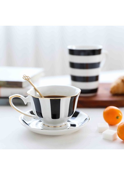 Çiçek Şekilli Seramik Kahve Kupa Ve Tabağı Öğleden Sonra Çay Bardağı Seti Süt Su Bardakları Drinkware Cafe Kupalar Tatlı Çiçeği Coffaf Takımları | Kahve Kupası Ve Tabak Setleri