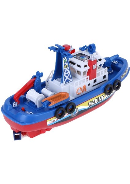 Yangın Teknesi Modeli Elektronik Su Oyuncak Tekne Su Pompası İle Su Sprey Uyarı Işık Yanıp Ses Çocuklar Için Eğlenceli Oyuncaklar Hediye | Oyuncak Tekne | Yangın Boatmodel Oyuncak Tekneler