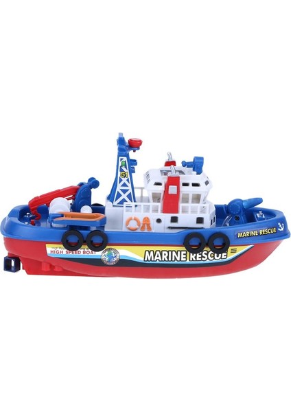 Yangın Teknesi Modeli Elektronik Su Oyuncak Tekne Su Pompası İle Su Sprey Uyarı Işık Yanıp Ses Çocuklar Için Eğlenceli Oyuncaklar Hediye | Oyuncak Tekne | Yangın Boatmodel Oyuncak Tekneler