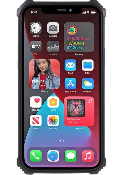 Apple Iphone 12 6.1 Inç Uyumlu Darbeye Dayanıklı Kamuflaj Tasarım Telefon Kılıfı - Mavi (Yurt Dışından) modelleri