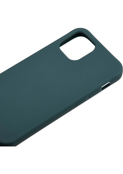 Apple Iphone 12 6.1 Inç Uyumlu Ayarlanabilir Askılı Yumuşak Tpu Telefon Kılıfı - Koyu Yeşil (Yurt Dışından)