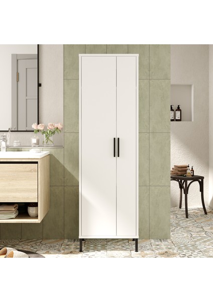 Daisy Çok Amaçlı Dolap Vileda Banyo Dolabı Beyaz Dy1-W modelleri