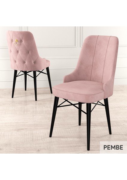 Concept Are Serisi, 80X132 Benchli Açılabilir Siyah Mermer Desen Mutfak Masası Takımı, 4 Sandalye 1 Bench fırsatları