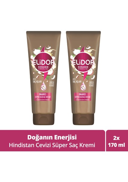 Doğanın Enerjisi Hindistan Cevizi Süper Saç Kremi 170 ml X2