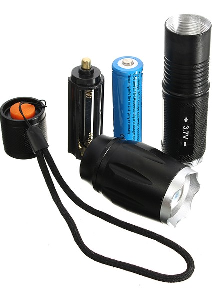 Elfeland 80000LÜMEN T6 LED Flaş Işığıyakınlaştırılabilir 18650 Pil Odak Işığı (Yurt Dışından) indirimleri