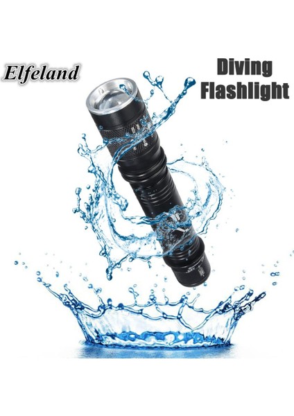 Elfeland 1000LM Sualtı 30M Dalış Zoom LED El Feneri Lambası Waterpr (Yurt Dışından) fiyatları
