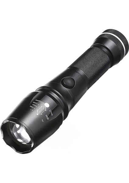 T6 Parlama Teleskopik Odaklama El Feneri Manyetik Kullanım 18650 Pil El Feneri (Yurt Dışından) fiyatları