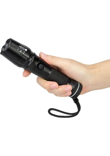 T6 Parlama Teleskopik Odaklama El Feneri Manyetik Kullanım 18650 Pil El Feneri (Yurt Dışından) modelleri