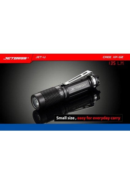 Jetbeam Jet-U(Jet-Μ) Xp-G2 135LM Mini Taşınabilir Su Geçirmez LED El Feneri (Yurt Dışından) fırsatları