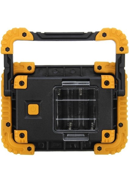 30W Cob LED Taşınabilir Pil Gücü Taşkın Spot Işık Çalışma Kampı Dış Mekan Lambası Sarı (Yurt Dışından)