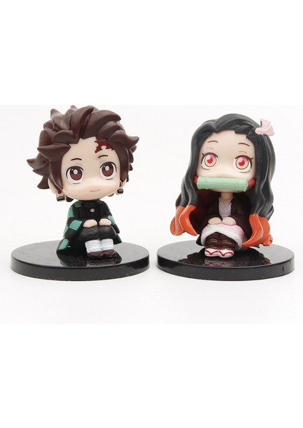 6 Adet/grup Iblis Slayer Anime Şekil Action Figure Oyuncaklar (Yurt Dışından) modelleri