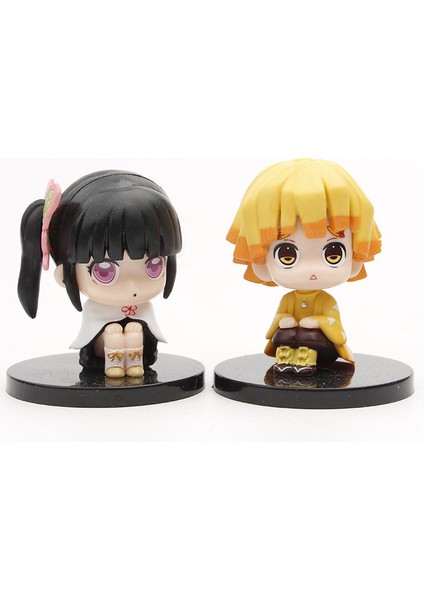 6 Adet/grup Iblis Slayer Anime Şekil Action Figure Oyuncaklar (Yurt Dışından) indirimleri