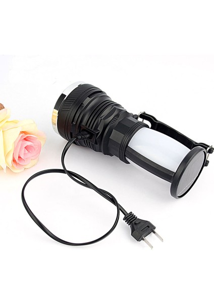 Çok Fonksiyonlu Üç Bloklu USB El Feneri Solar Şarj Güçlü Işık Acil Durum El Feneri (Yurt Dışından) fırsatları