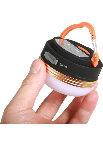 Şarj Edilebilir LED Taşınabilir Yürüyüş Kamp Çadırı Fener Işık USB Lambası (Yurt Dışından) fırsatları