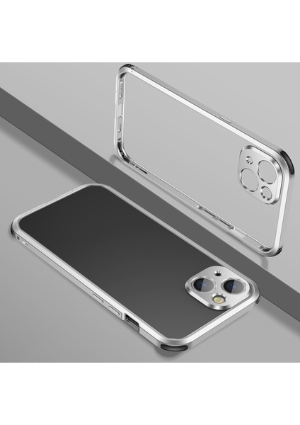 Apple iPhone 13 Için Metal Çerçeve Telefon Kılıfı Beyaz (Yurt Dışından) fiyatları