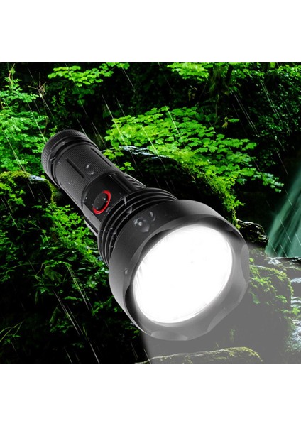 USB Char G Alüminyum Alaşım Açık Havada Su Geçirmez Süper Parlak Kamp Yürüyüş LED El Feneri (Yurt Dışından)