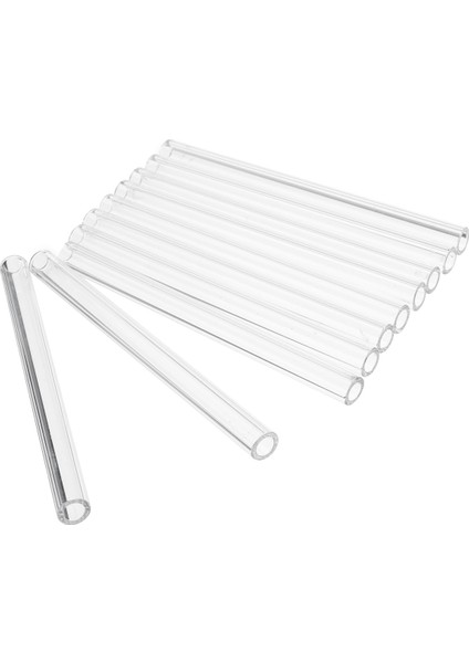 10 Adet Uzunluk 100 X10X1MM Kalın Duvar Borosilikat Cam Üfleme Tüpü Boru Seti
