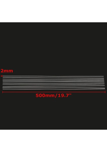 Faydalı Araçlar 10 Adet 2mm 50CM Metal Alüminyum Magnezyum Gümüş Kaynak Çubukları Tel Elektrot fırsatları