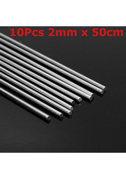 Faydalı Araçlar 10 Adet 2mm 50CM Metal Alüminyum Magnezyum Gümüş Kaynak Çubukları Tel Elektrot indirimleri