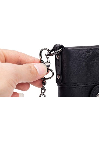 Erkekler Için Cüzdan Büyük Kapasiteli Kimlik Penceresi Kart Kılıfı, Zip Para Cebi ile (Yurt Dışından) indirimleri