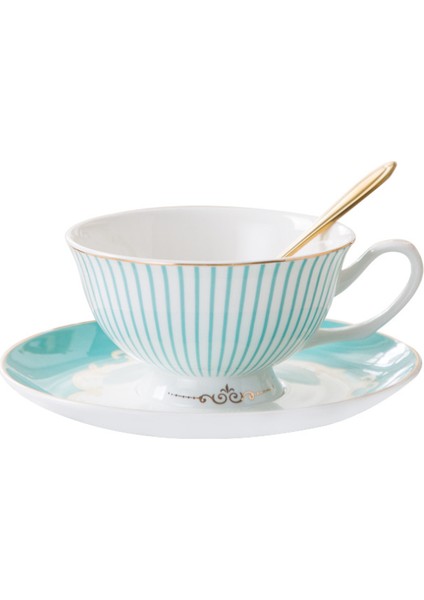 Avrupa Tarzı Lüks Kemik Çini Kahve Fincanı Kahve Fincanı Ve Tabağı Set Seramik Retro Ingilizce Öğleden Sonra Çay Bardağı Set Arkadaşınızın Hediye | Kupalar (Yurt Dışından)