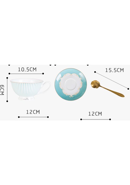 Avrupa Tarzı Lüks Kemik Çini Kahve Fincanı Kahve Fincanı Ve Tabağı Set Seramik Retro Ingilizce Öğleden Sonra Çay Bardağı Set Arkadaşınızın Hediye | Kupalar (Yurt Dışından)