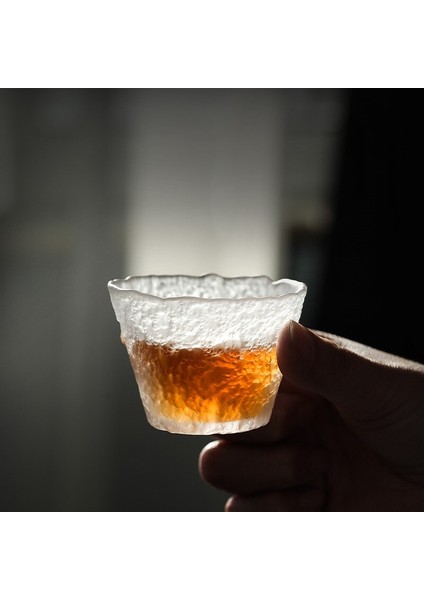Buzlu Cam Çay Fincanı Çay Töreni Coaster Japon Zen El Yapımı Kung Fu Çay Bardağı Seti Aksesuarlar Suni Yalıtım Tutucu Home | Kupalar Ve;Tabaklar (Yurt Dışından) fırsatları