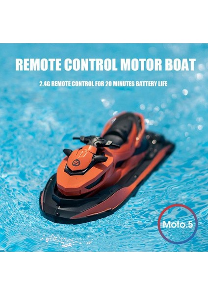 Mini Rc Tekne 2.4G Uzaktan Kumanda Motorlu Tekne Modeli Yaz Kayak Su Sıçramasına Motorlu Tekne Çocuk Oyuncak Hediye M5 Için Smrc | Rc Tekneler (Yurt Dışından)