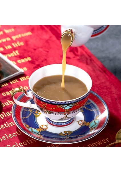 Lüks Seyahat Kahve Fincanı Plakalı Avrupa Yaratıcı Kahve Kupaları Kahvaltı King Kaffeetasse Çay Bardağı Daireler | Kahve Kupası Ve Tabak Setleri (Yurt Dışından)