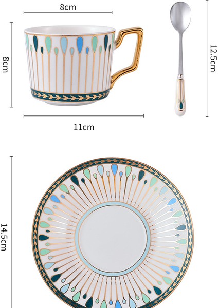 Lüks Avrupa Kahve Fincanı Porselen Kemik Çini Öğleden Sonra Çay Seyahat Kahve Fincanı Set Çevre Dostu Tazas Ev Ürünleri 50 | Teacup Tabak Setleri (Yurt Dışından) fırsatları