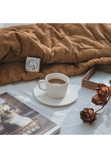 Japon Tarzı Kahve Fincanı Seramik Lüks Vintaj Öğleden Sonra Çay Turkish Eko Dostu Kupa Sacer Seyahat Tazas De Cafe Drinkware 50 | Teacup Tabak Setleri (Yurt Dışından)
